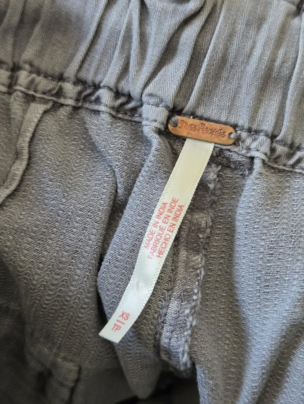 Free People Tahiti Drawstring Cargo Pants with Multiple Pockets - Picture 4 of 4